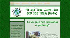Desktop Screenshot of fitandtrimlandscapes.com