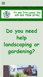 Mobile Screenshot of fitandtrimlandscapes.com